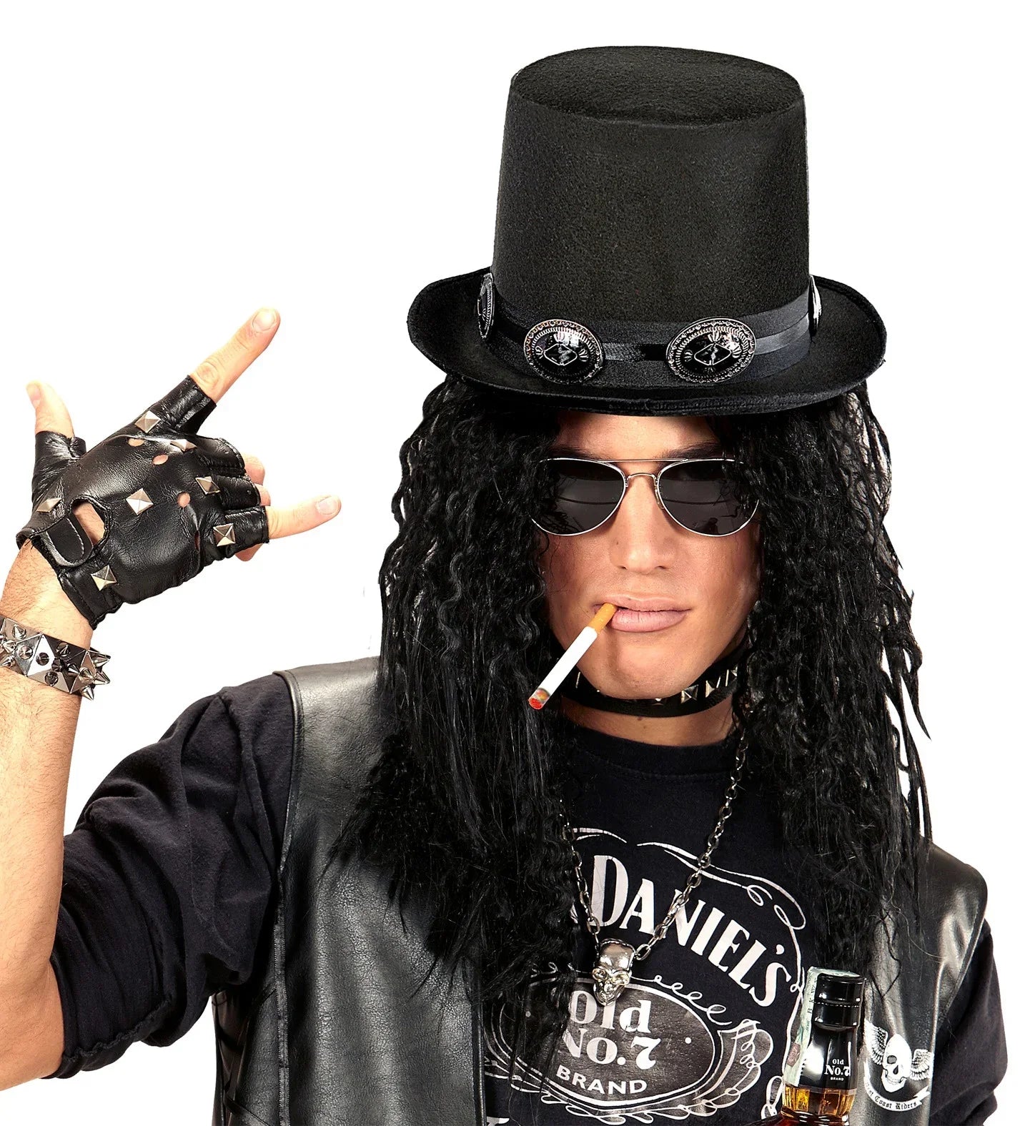Chistera de Slash Guns N' Roses Negra Músicos y Cantantes Widmann