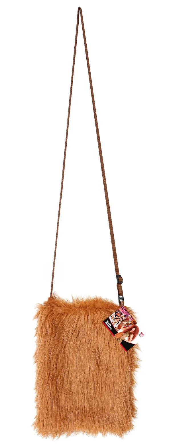 Bolso de Peluche Marrón Complementos Trogloditas y Cavernícolas Widmann