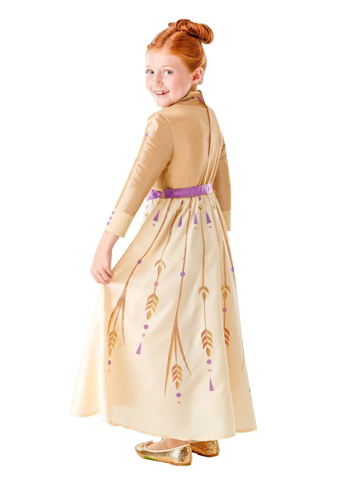 Disfraz de Anna Frozen 2 Prologue para Niña Anna Frozen Rubies