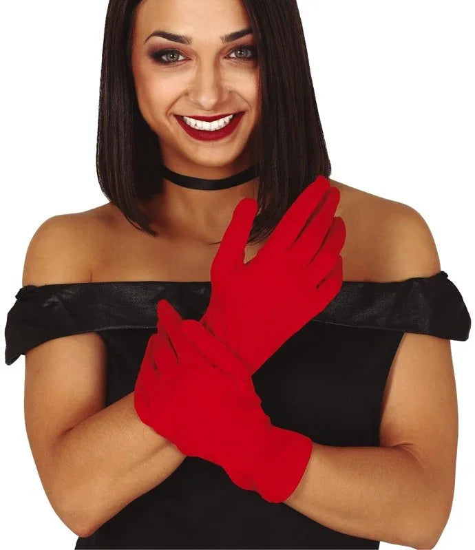 Guantes Rojos Cortos Básicos Guantes Guirca