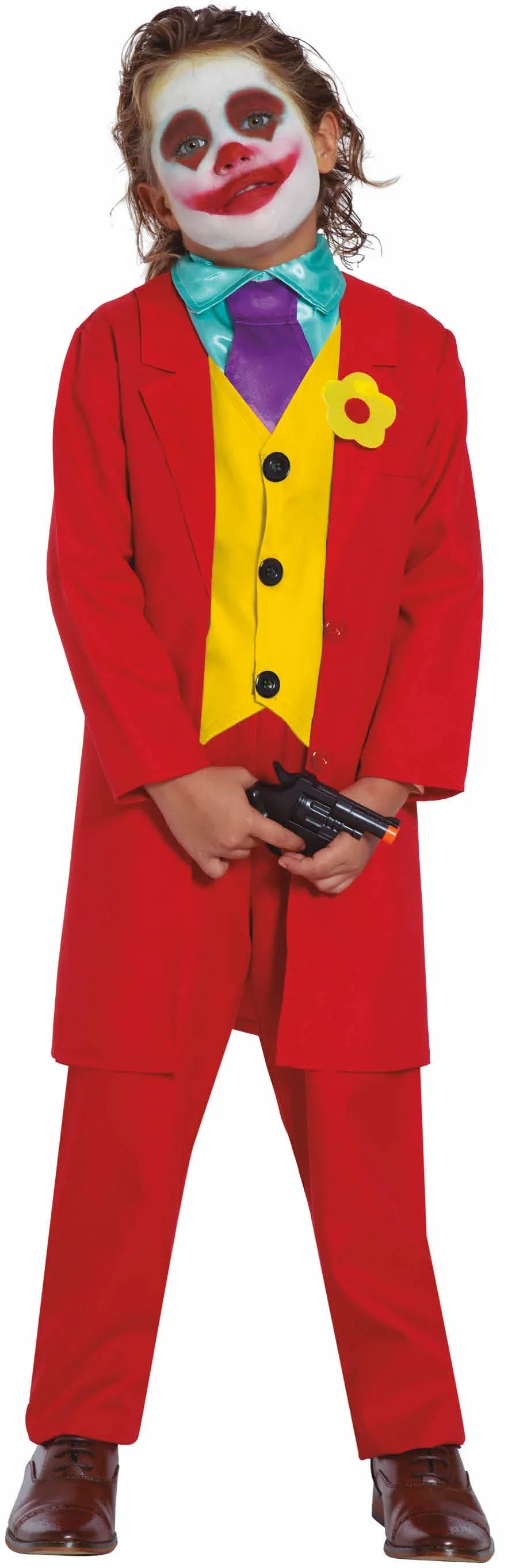 Disfraz de Joker Rojo para Niño Joker Guirca