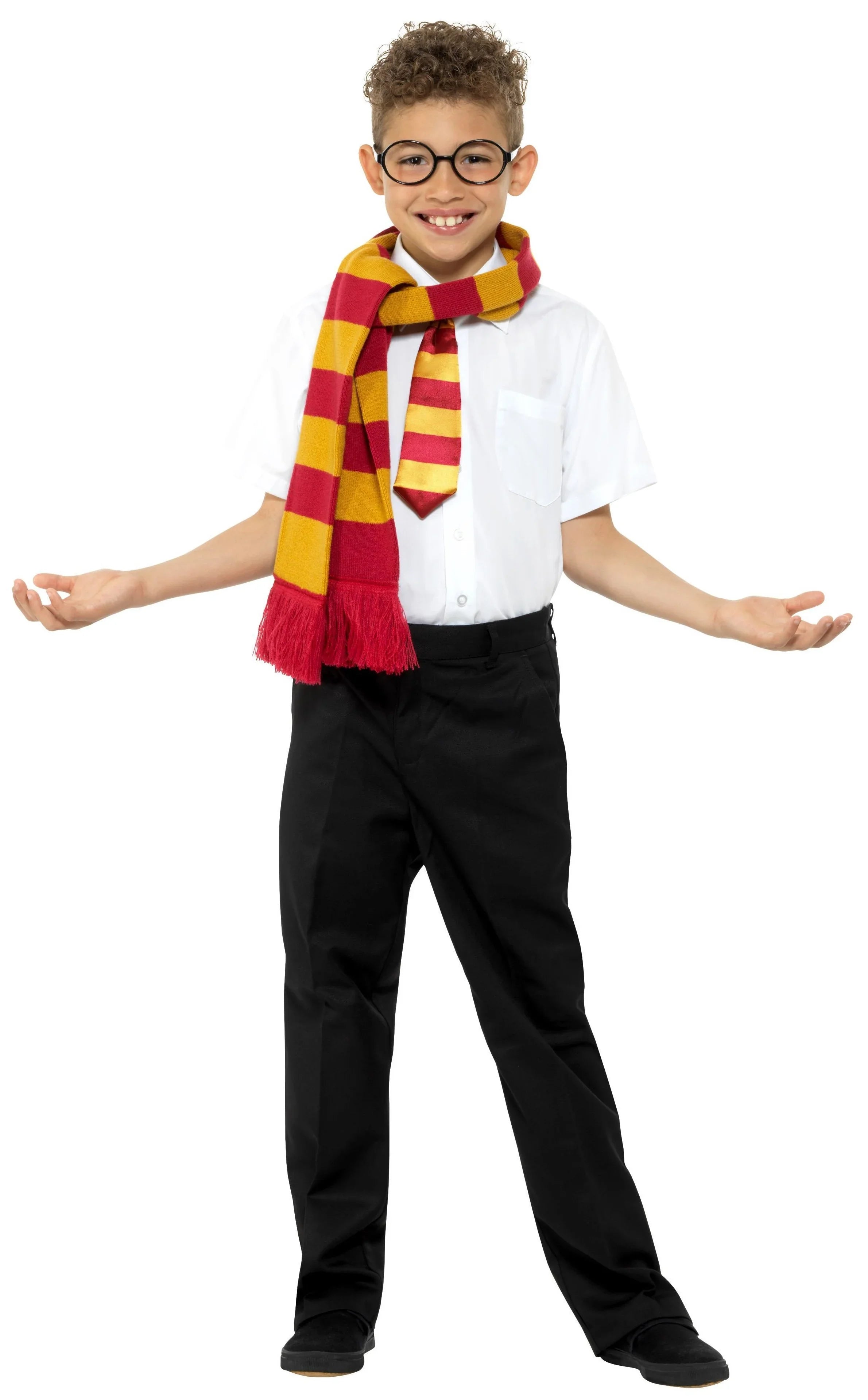 Kit de Harry Potter Infantil con Gafas, Bufanda y Corbata Harry Potter Smiffys