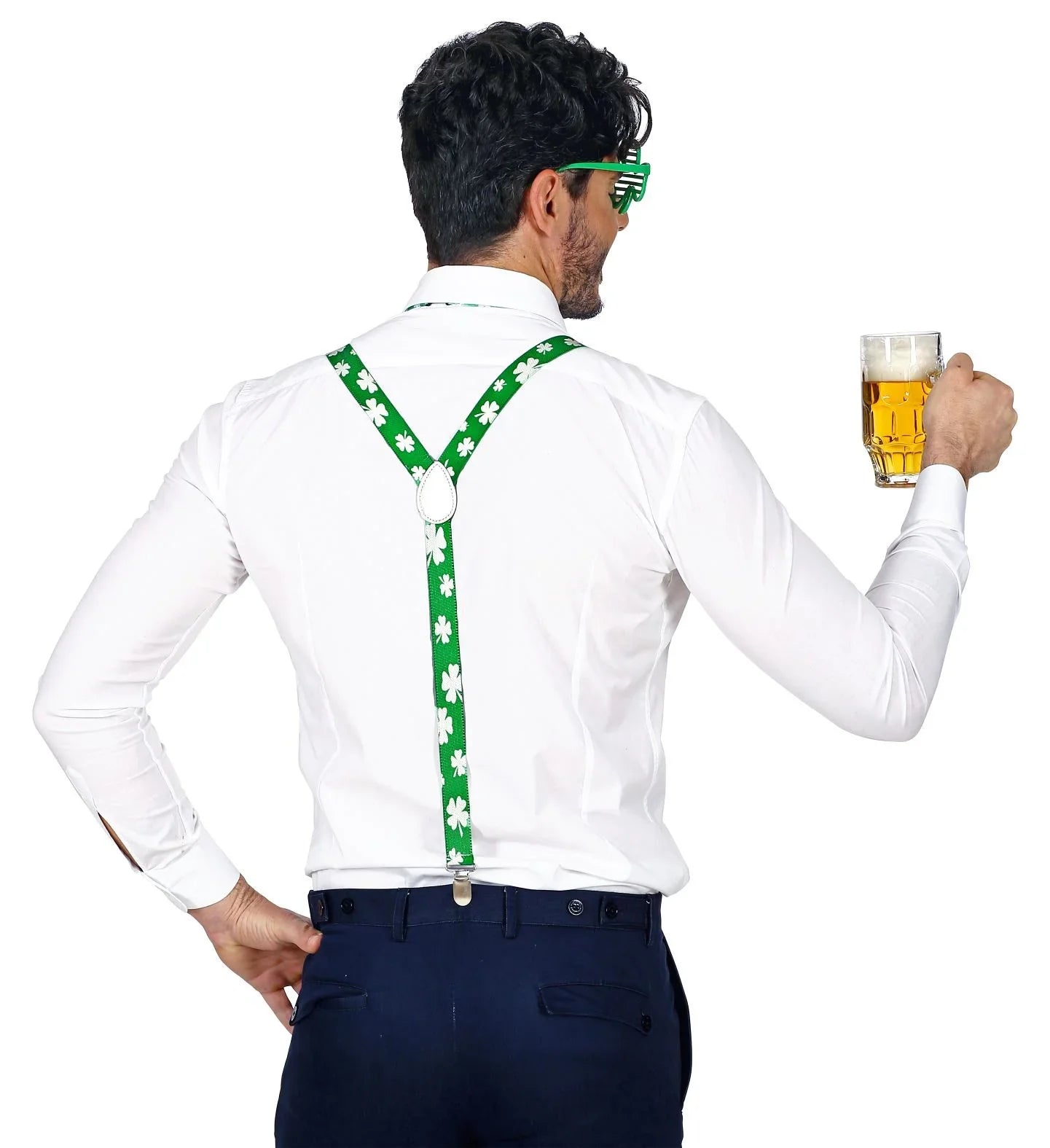 Kit de San Patricio con Gafas, Tirantes y Pajarita San Patricio Widmann