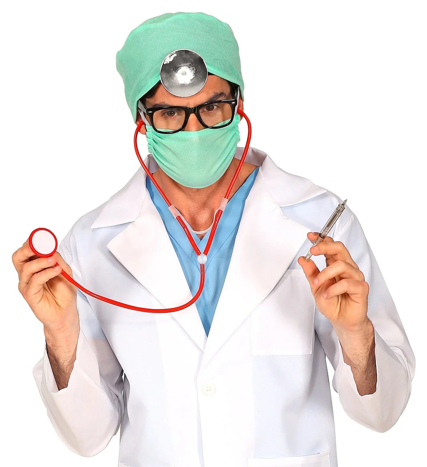Kit de Disfraz de Médico para Adulto Complementos Enfermeras y Médicos Widmann