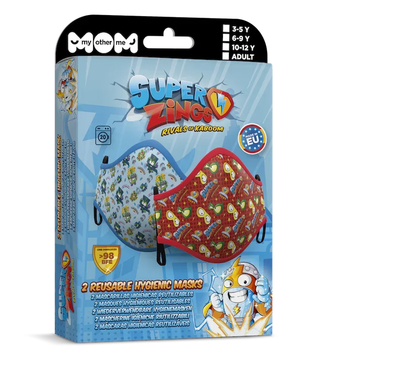 Mascarilla de SuperZings Estampada Infantil SuperZings Viving