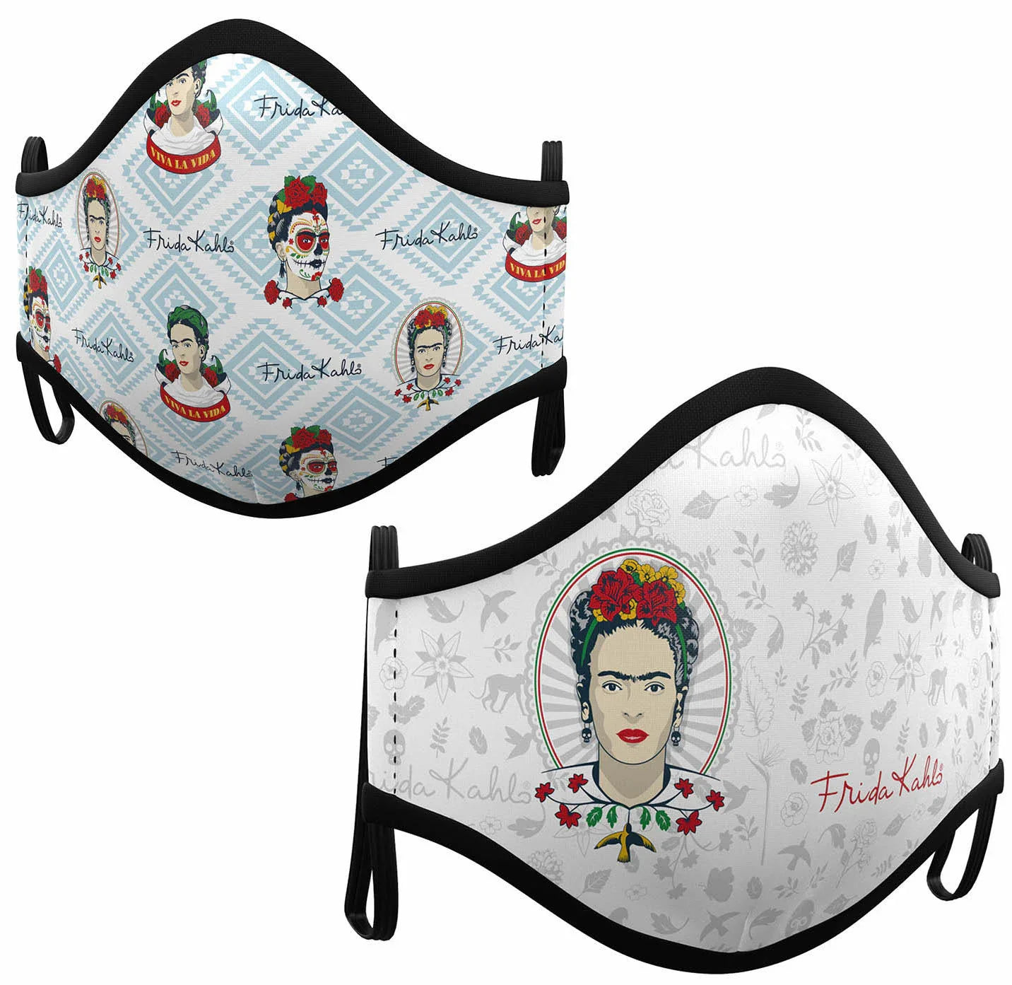 Mascarilla de Frida Kahlo para Adulto Frida Kahlo Viving