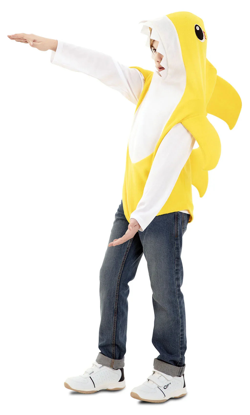 Disfraz de Baby Shark Amarillo Infantil Tiburón EuroCarnavales