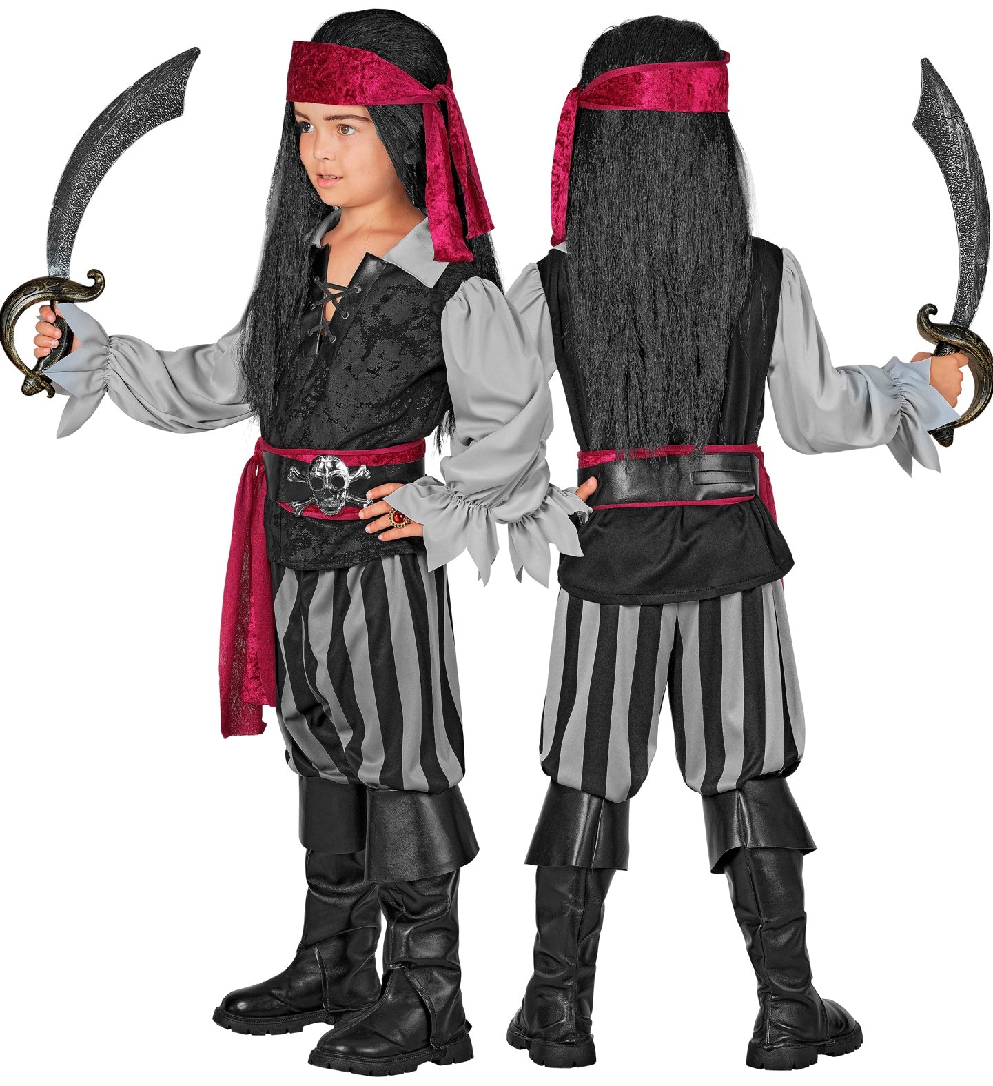 Disfraz de Capitán Pirata Oscuro para Niño
