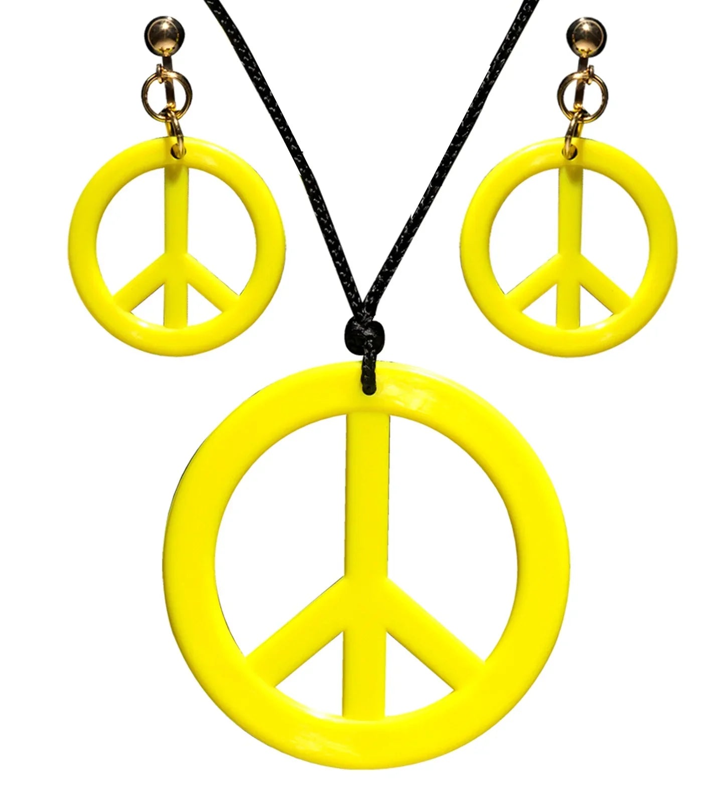 Pendientes y Collar Hippies en Diferentes Colores COMPLEMENTOS Widmann