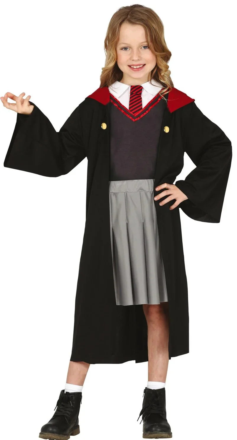Disfraz de Estudiante de Magia Hermione para Niña Harry Potter Guirca