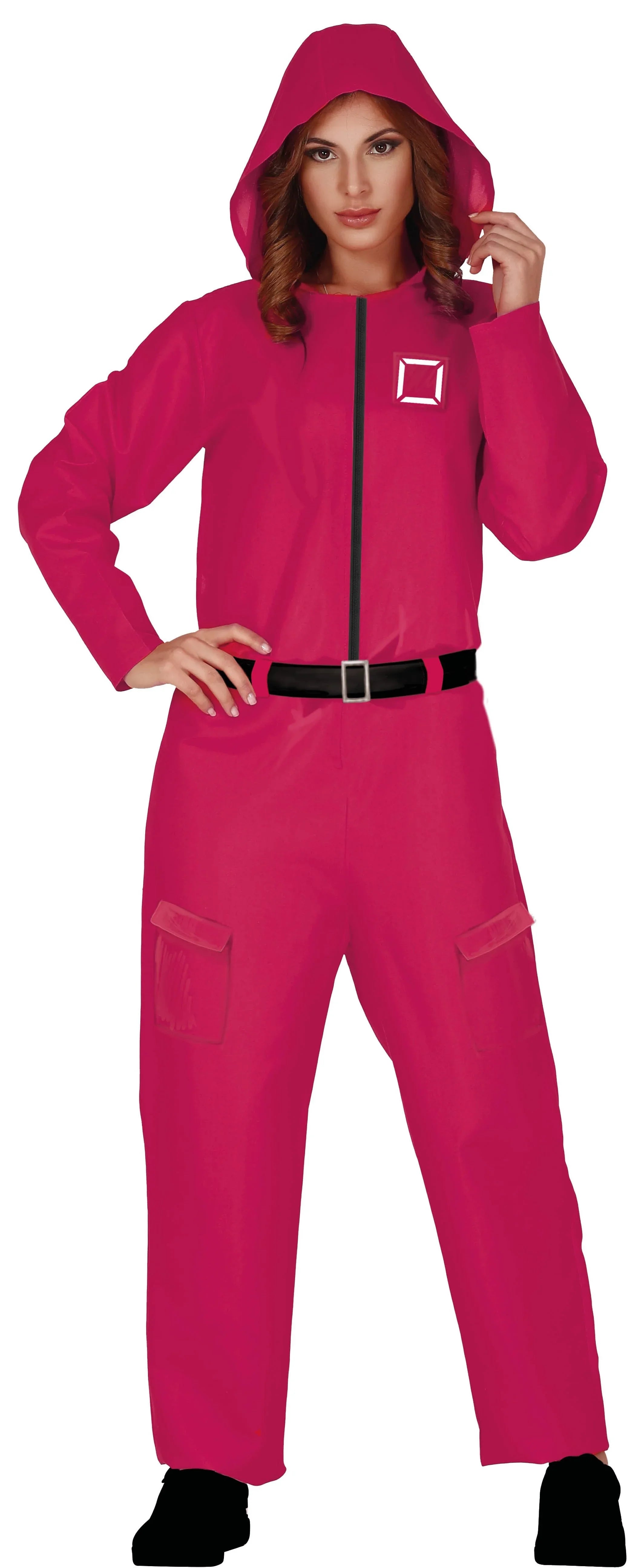 Disfraz Mono Rojo de El Juego del Calamar para Mujer El Juego del Calamar Guirca