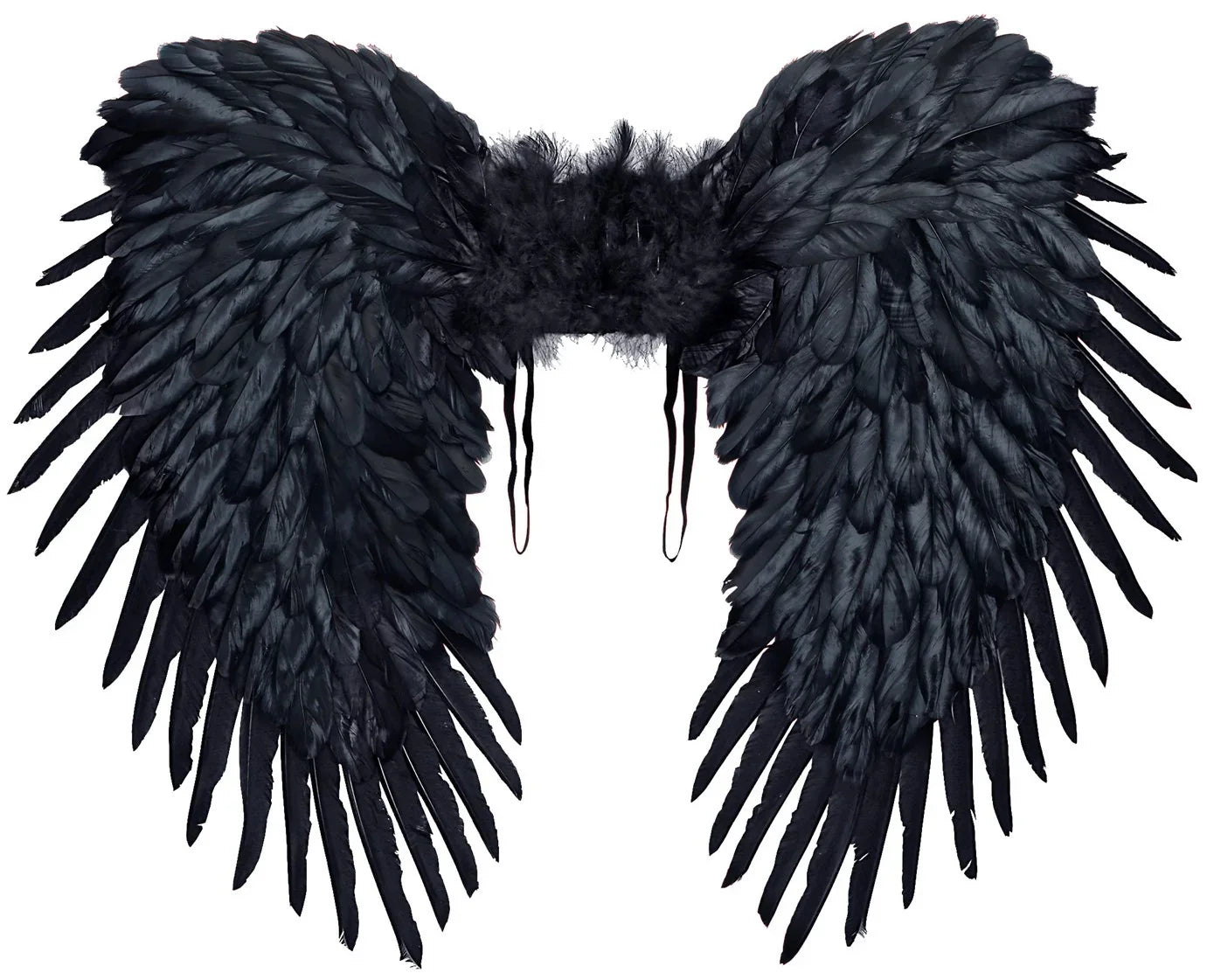 Alas Negras de Plumas de 80x65cm Alas Widmann