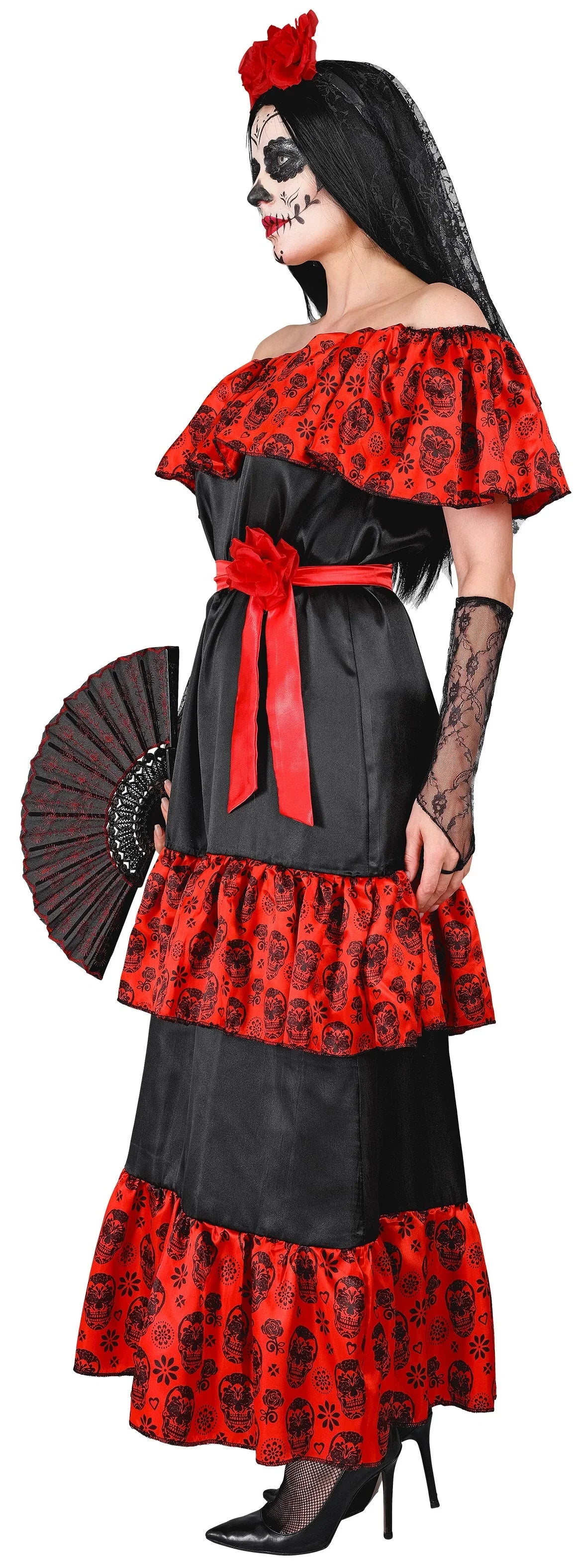 Disfraz de Catrina Mexicana Elegante para Mujer Catrina Widmann