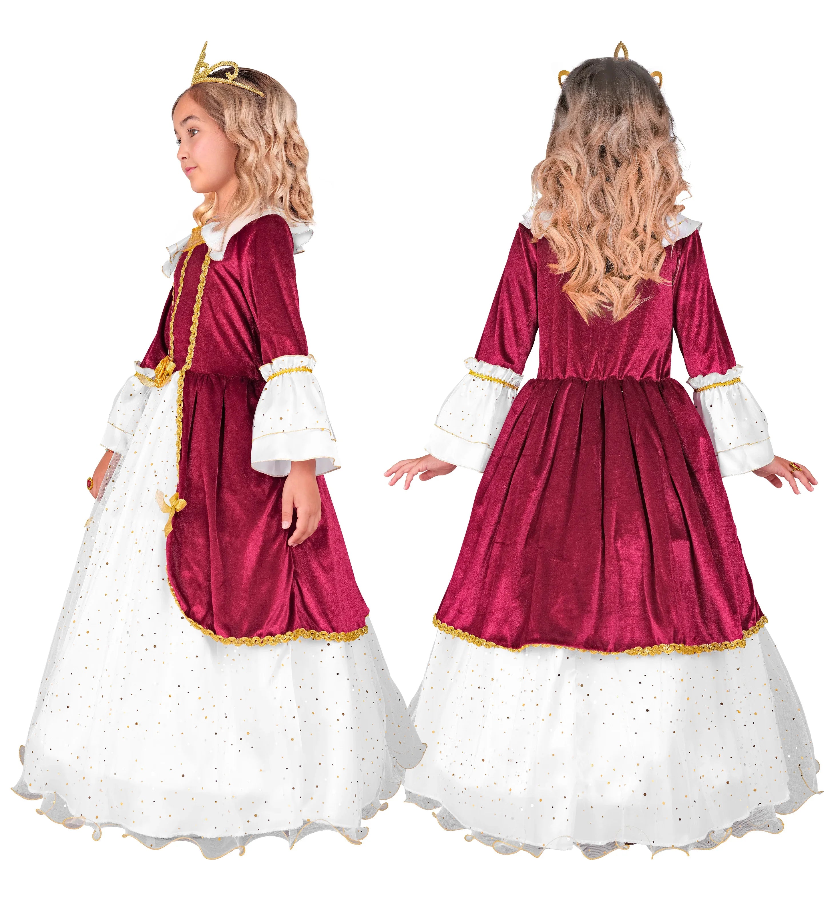 Disfraz de Princesa Medieval Estilosa para Niña Princesas y Damas Medievales Widmann