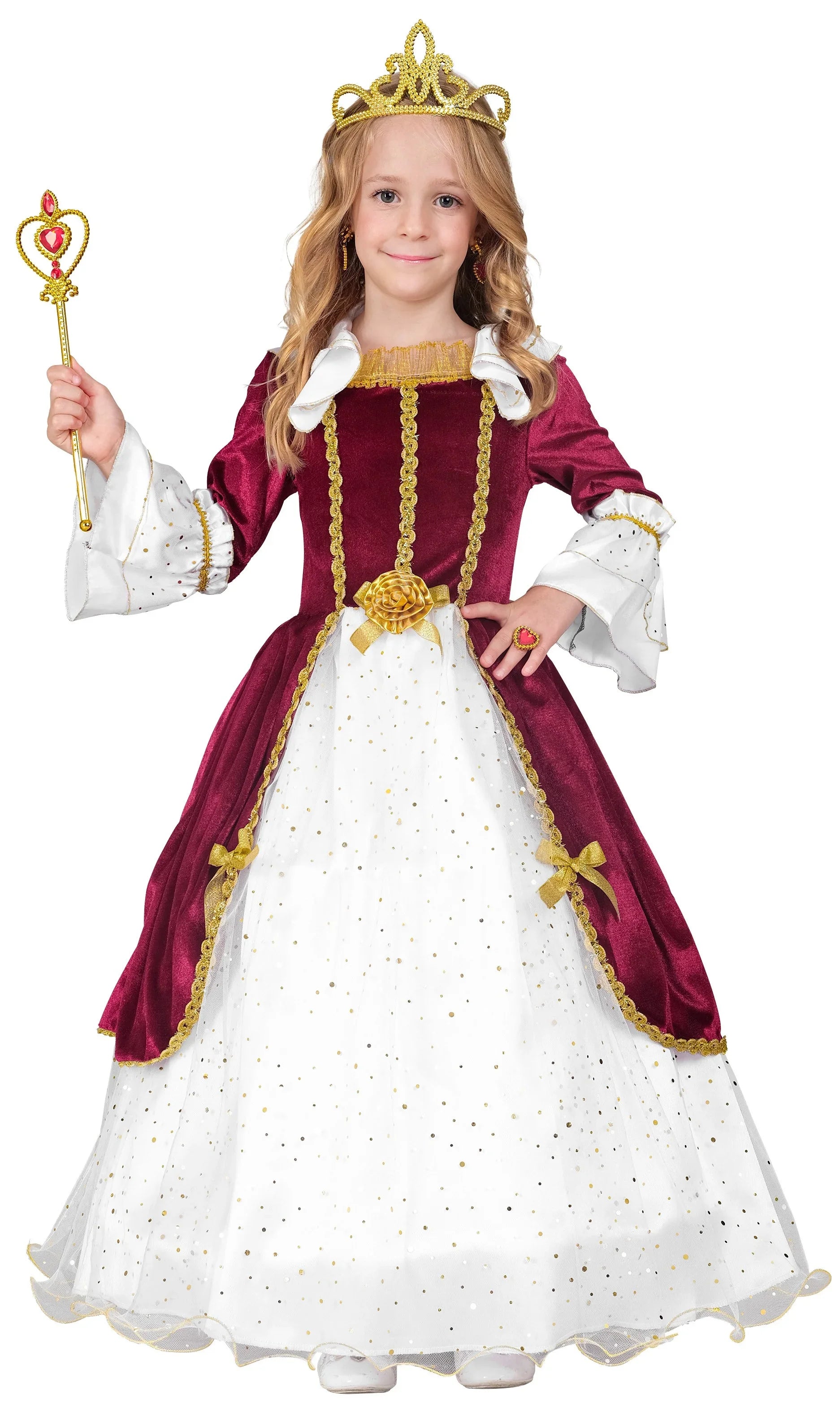 Disfraz de Princesa Medieval Estilosa para Niña Princesas y Damas Medievales Widmann