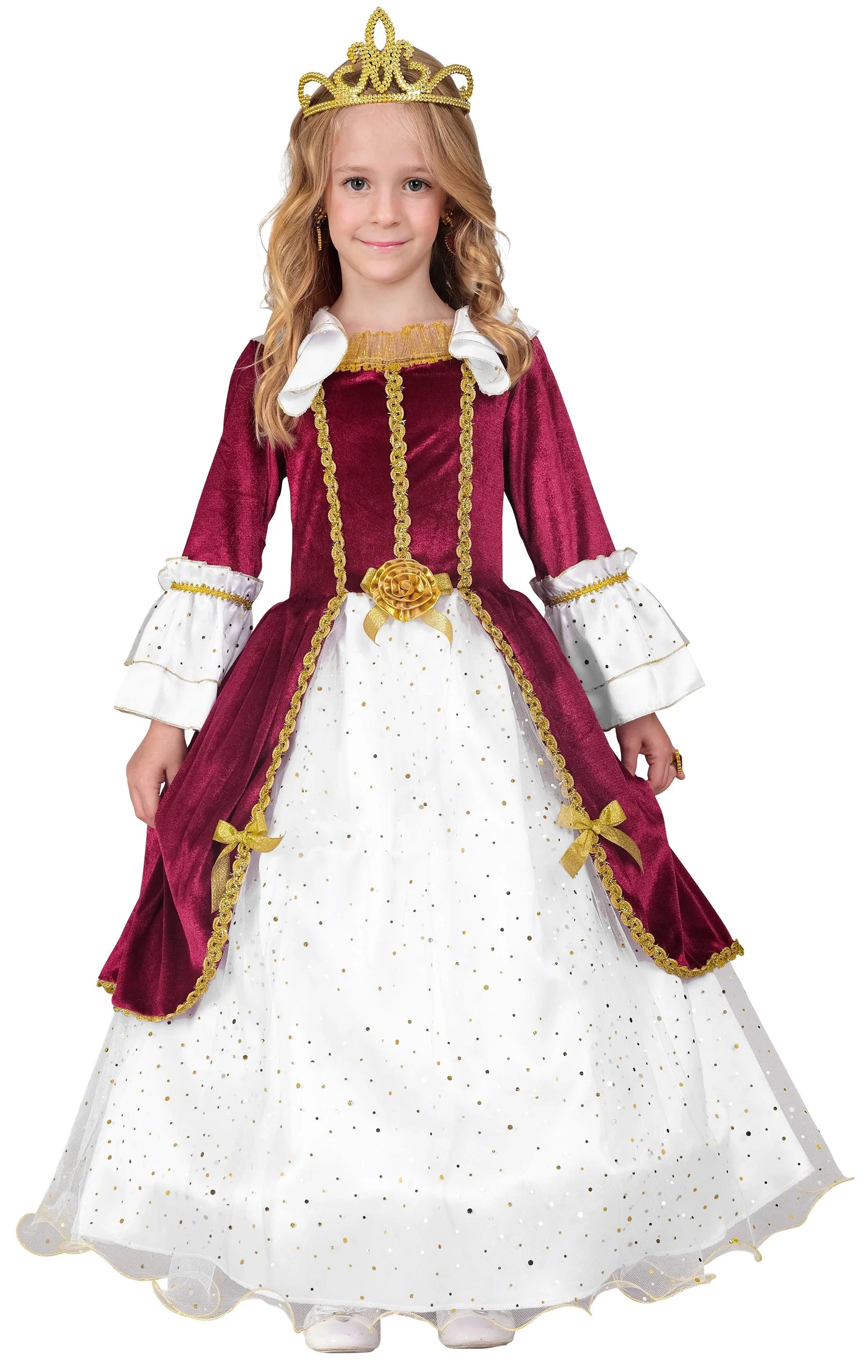 Disfraz de Princesa Medieval Estilosa para Niña Princesas y Damas Medievales Widmann
