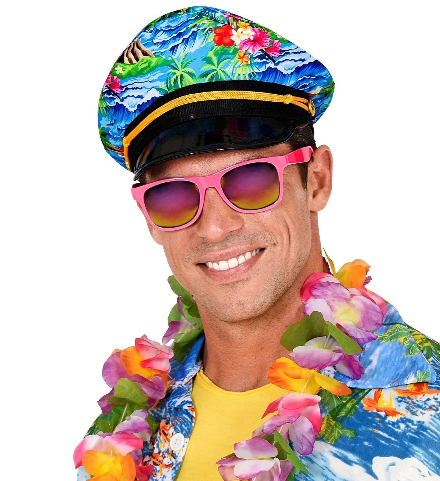 Gorra Hawaiana de Capitán de Barco Complementos Hawaianos Widmann