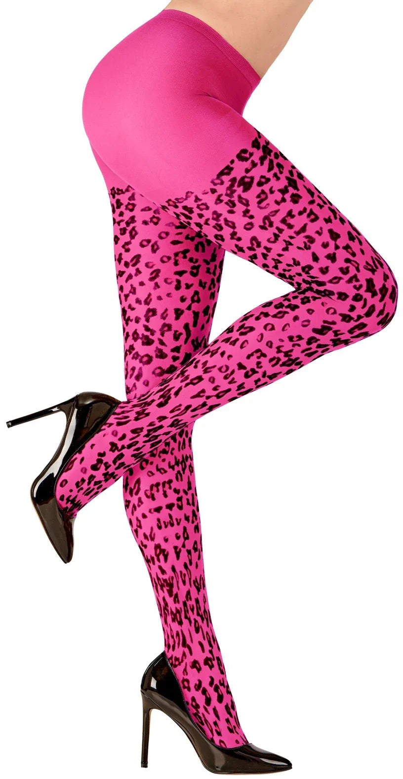 Panties Rosas con Estampado de Leopardo para Adulto Medias y Pantys Widmann