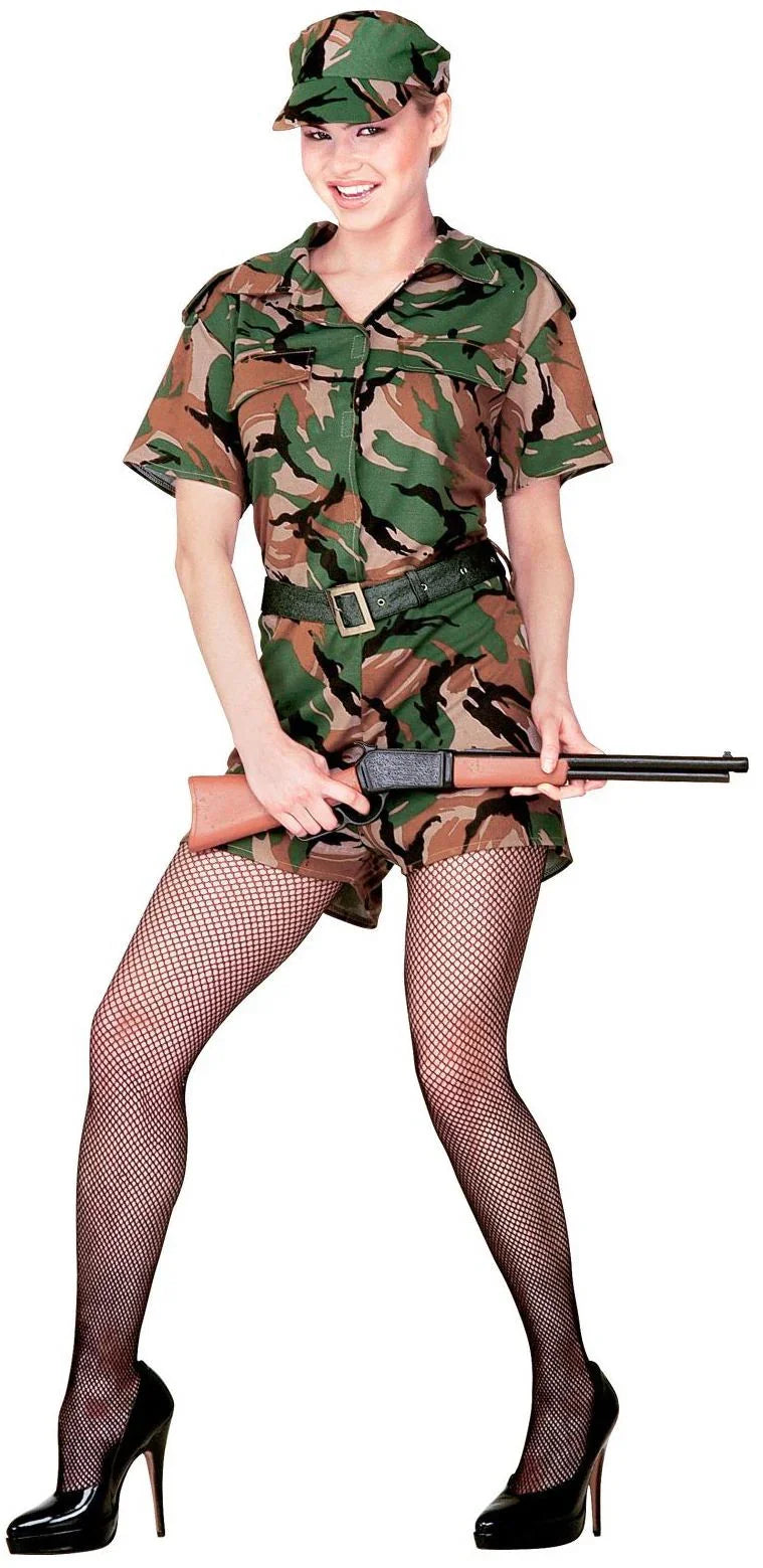 Disfraz de mujer militar Militares y Soldados Widmann