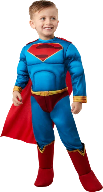 Disfraz de Superman DCP Infantil Superman y Supergirl Rubies