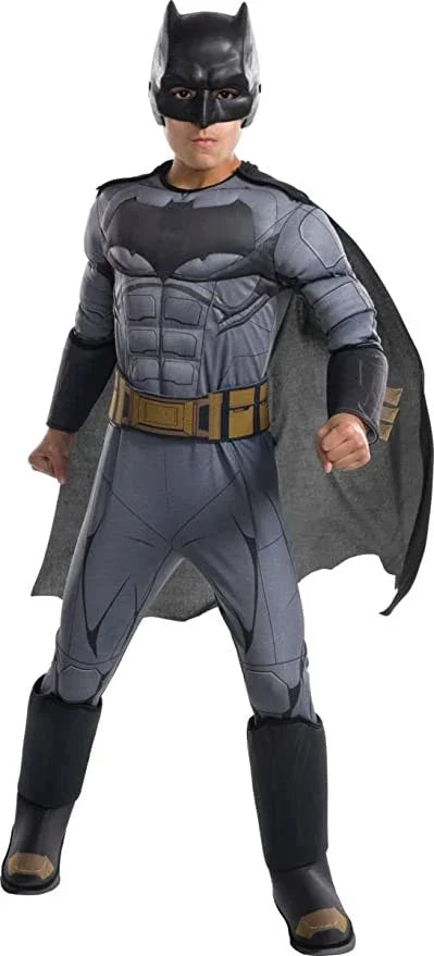 Disfraz de Batman Musculoso Liga de la Justicia para Niño Batman Rubies