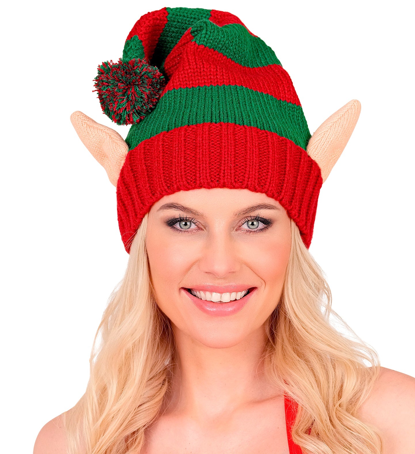 Strick-Elfenhut des Weihnachtshelfers