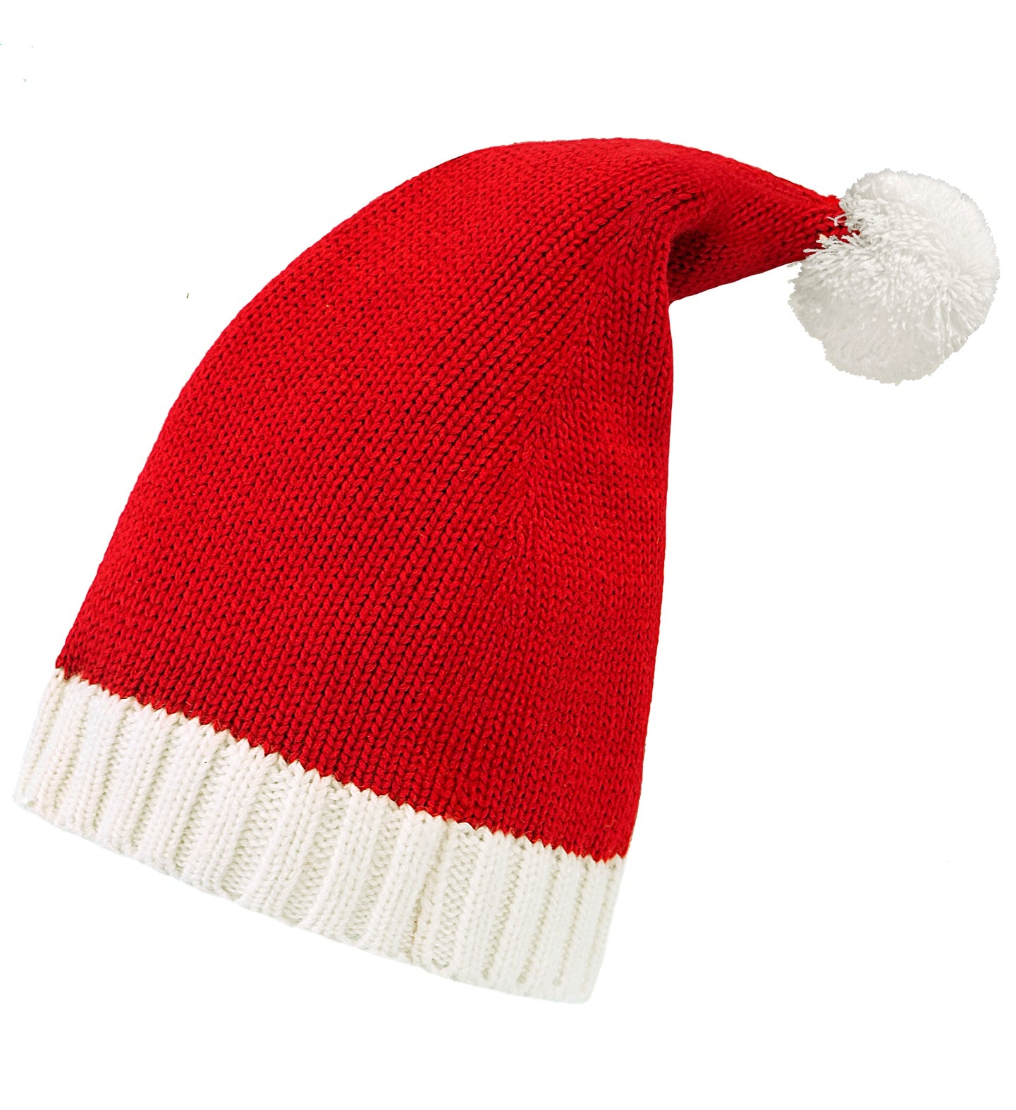 Strick-Weihnachtsmannmütze für Erwachsene