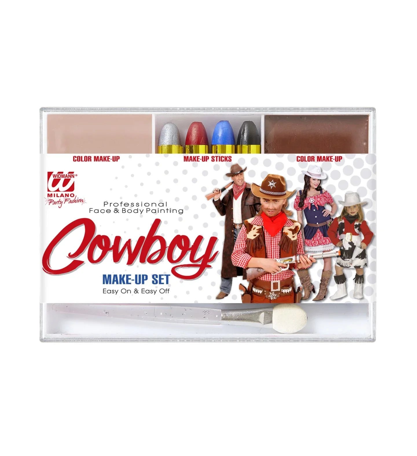 Set de Maquillaje de Vaquero Kits de Maquillaje Widmann