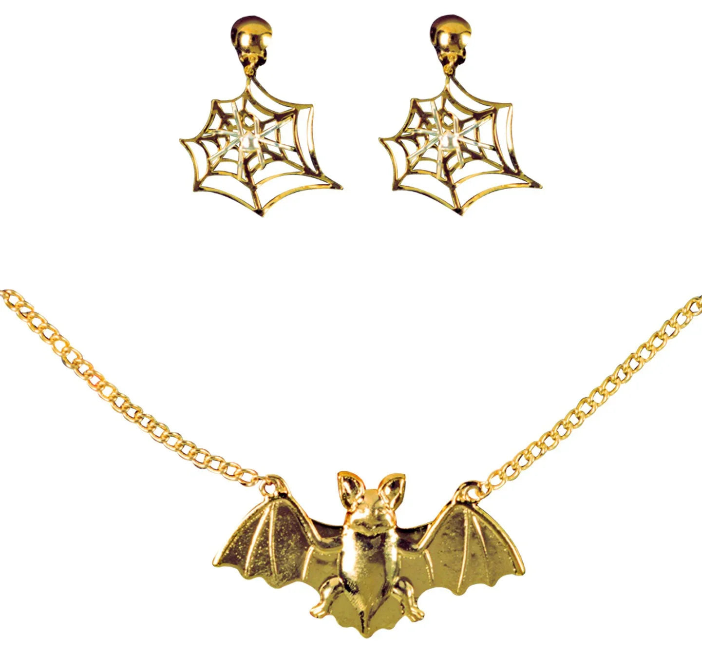Collar Murciélago con Pendientes Telaraña COMPLEMENTOS Widmann