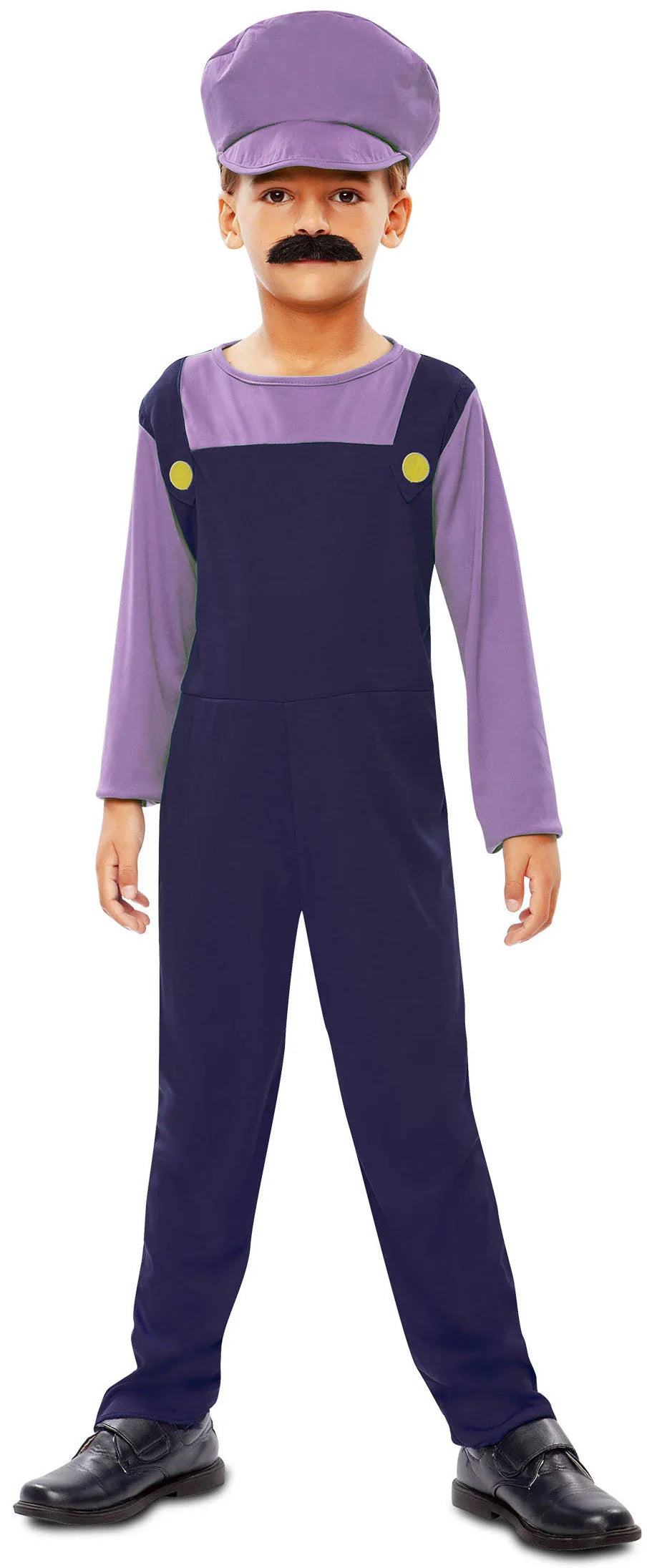 Waluigi-Kostüm für Kinder