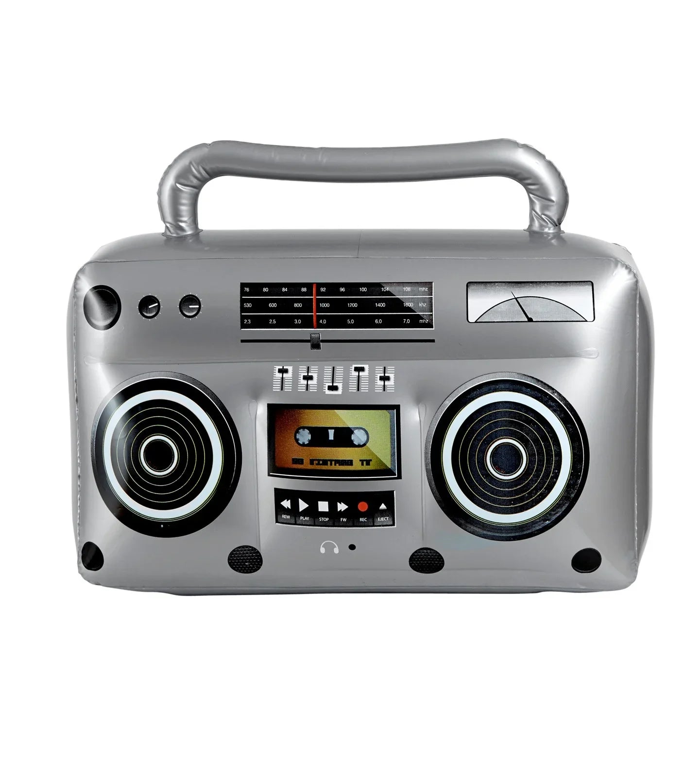 Radio Cassette Hinchable Complementos Años 60, 70, 80 Widmann