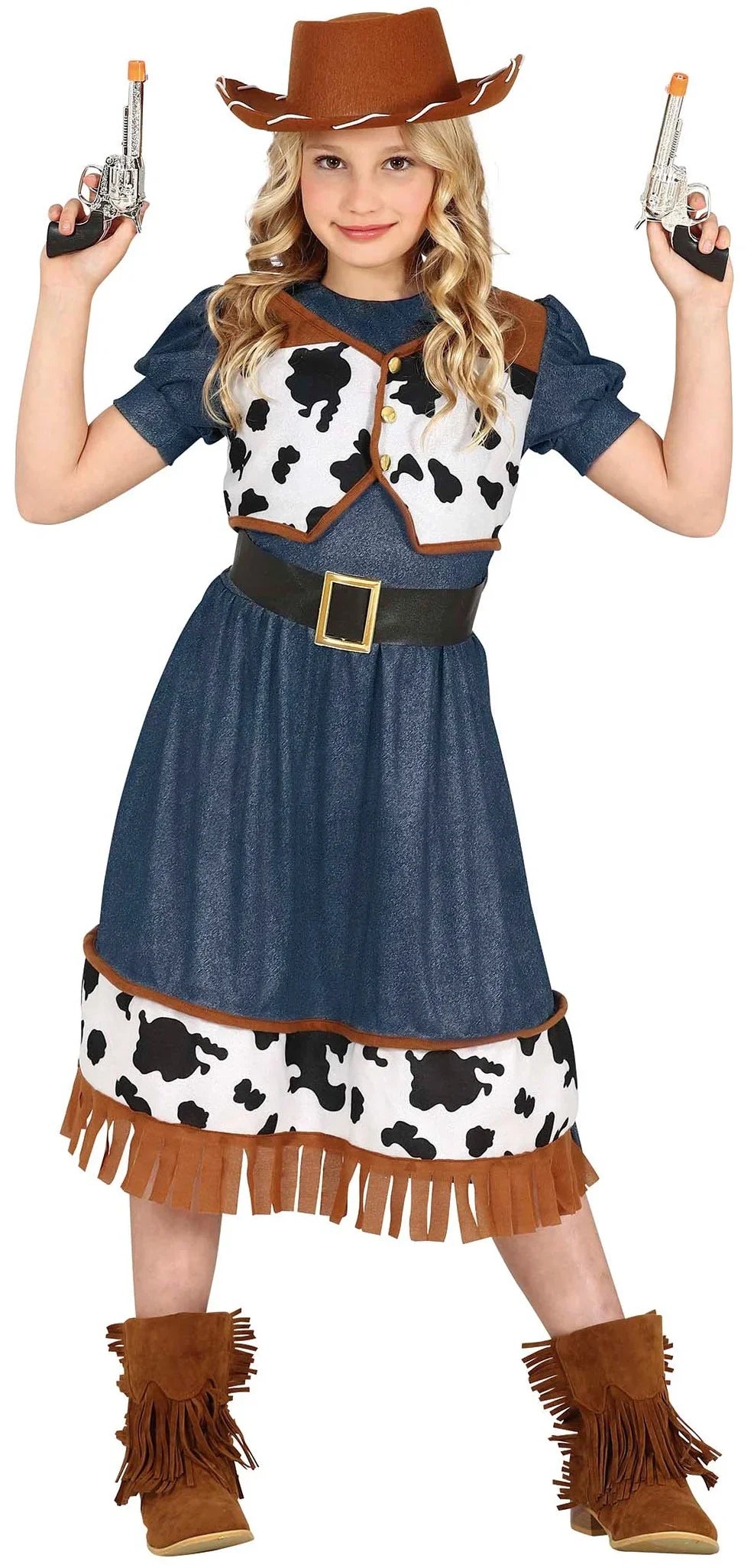 Disfraz de Vaquera Cowgirl para Niña Vaqueros Infantiles Guirca