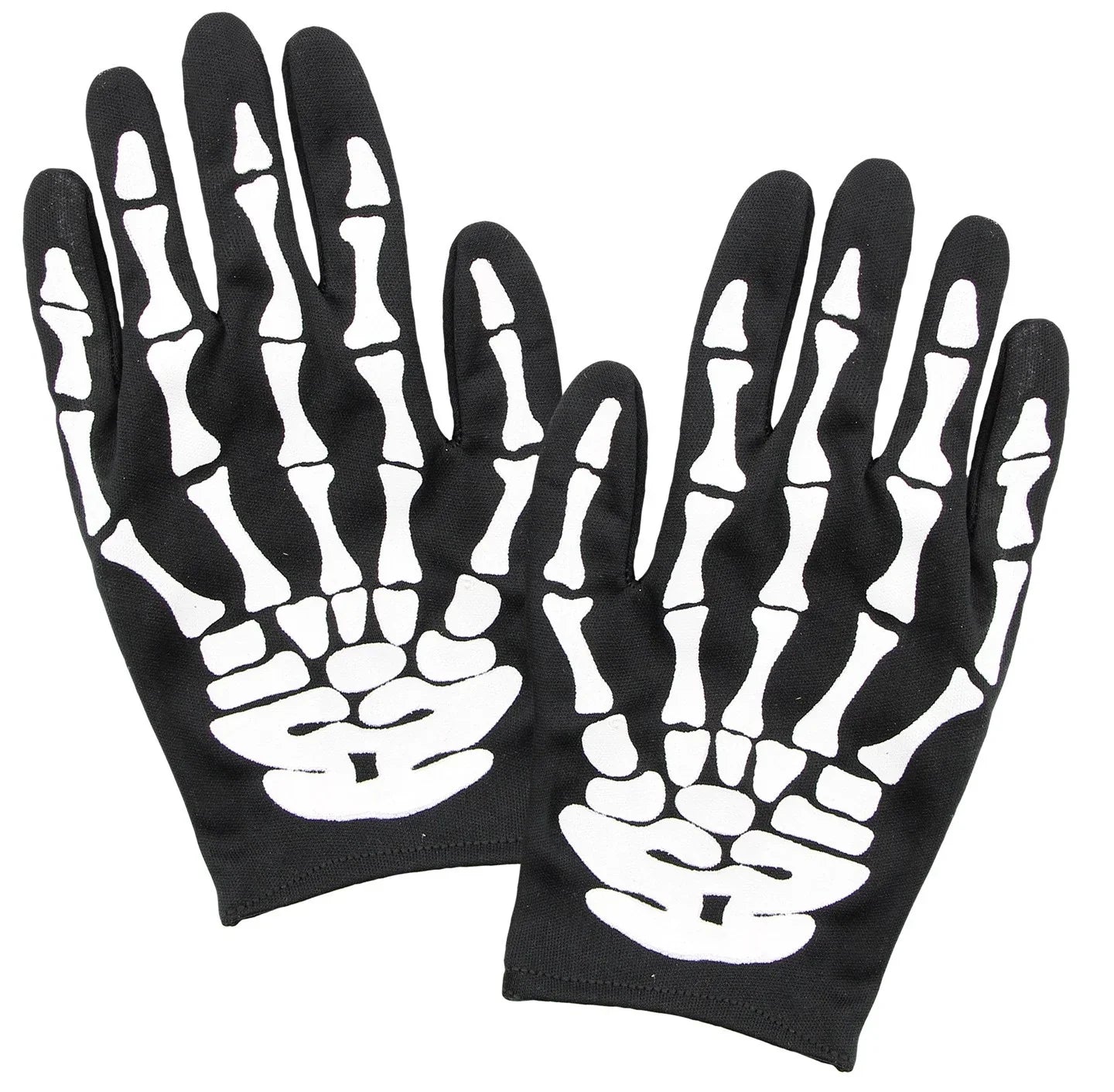 Skelett-Handschuhe mit Knochen für Erwachsene