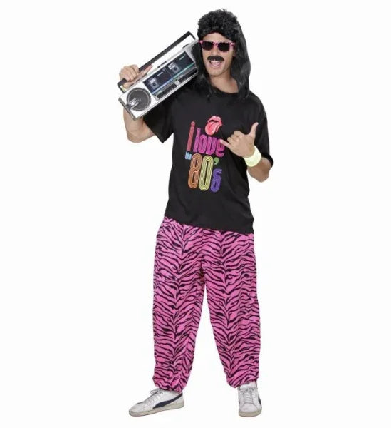 Disfraz de Hombre años 80s Adultos Widmann