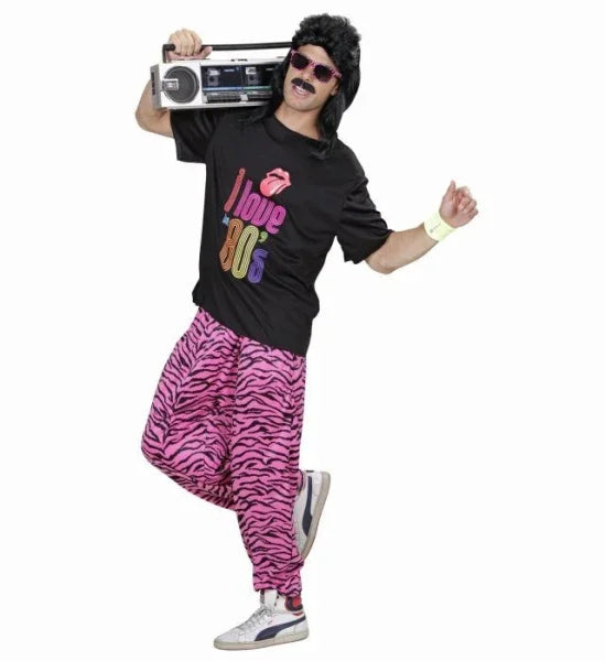 Disfraz de Hombre años 80s Adultos Widmann