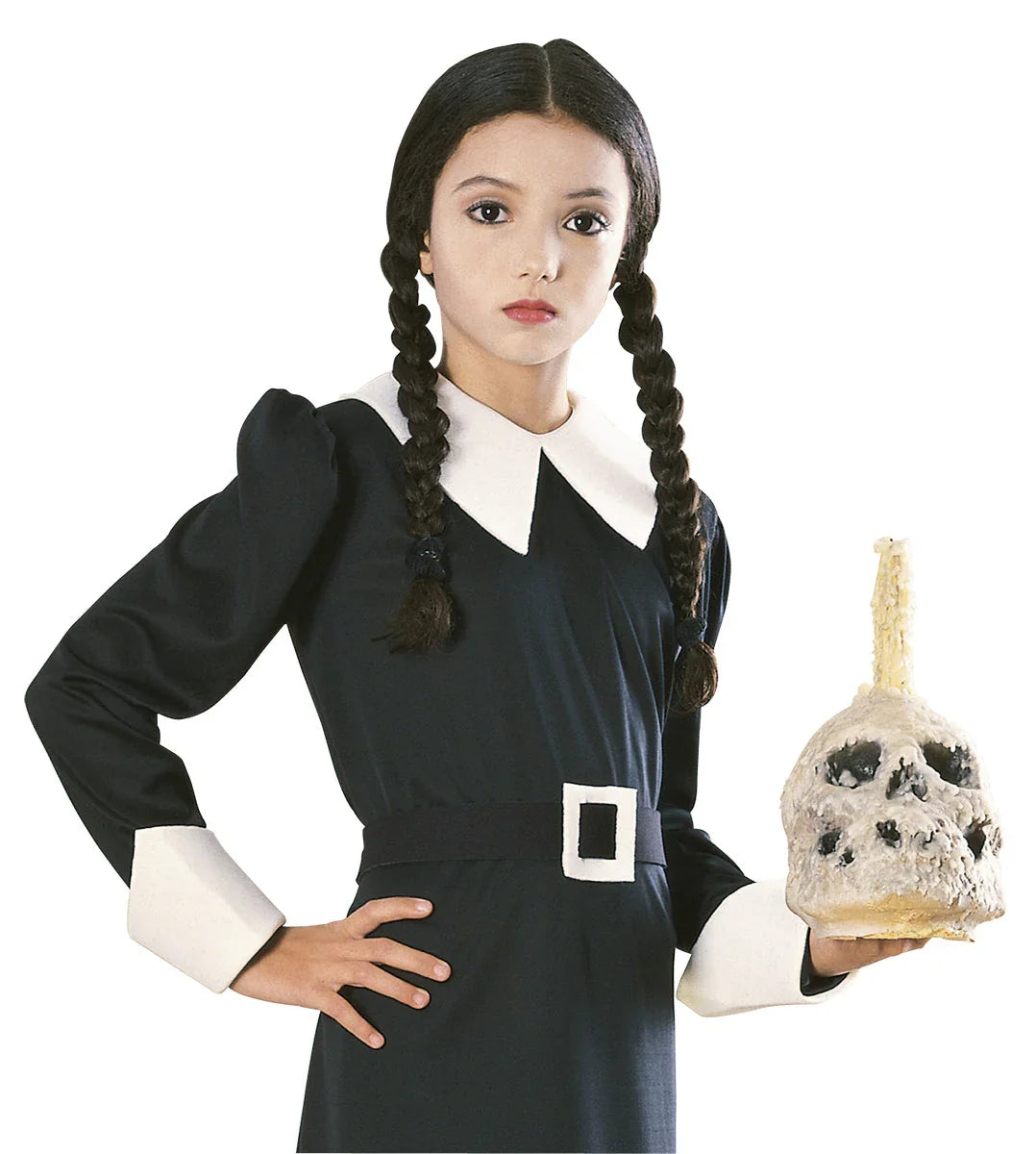Peluca de Miércoles para Niña Pelucas de Miércoles Addams Rubies