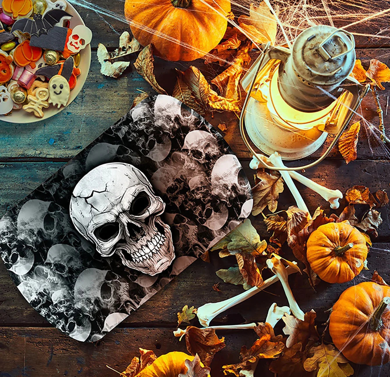 Bandeja de Calaveras de Halloween Menaje Halloween Guirca