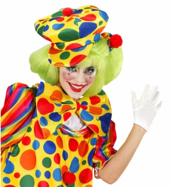 Gorra de Payaso con Lunares de Colores COMPLEMENTOS Widmann