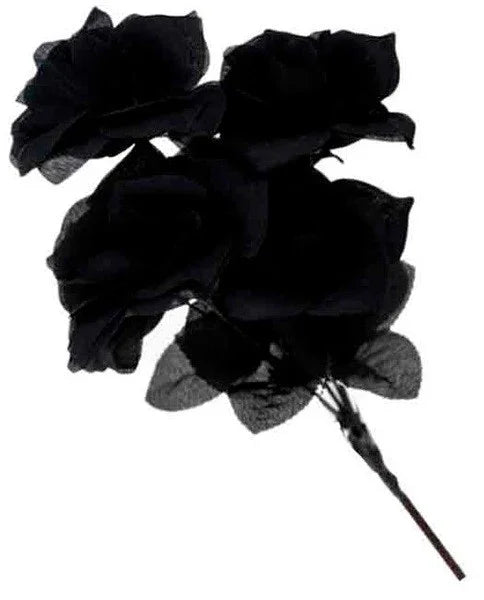 Schwarzer Blumenstrauß