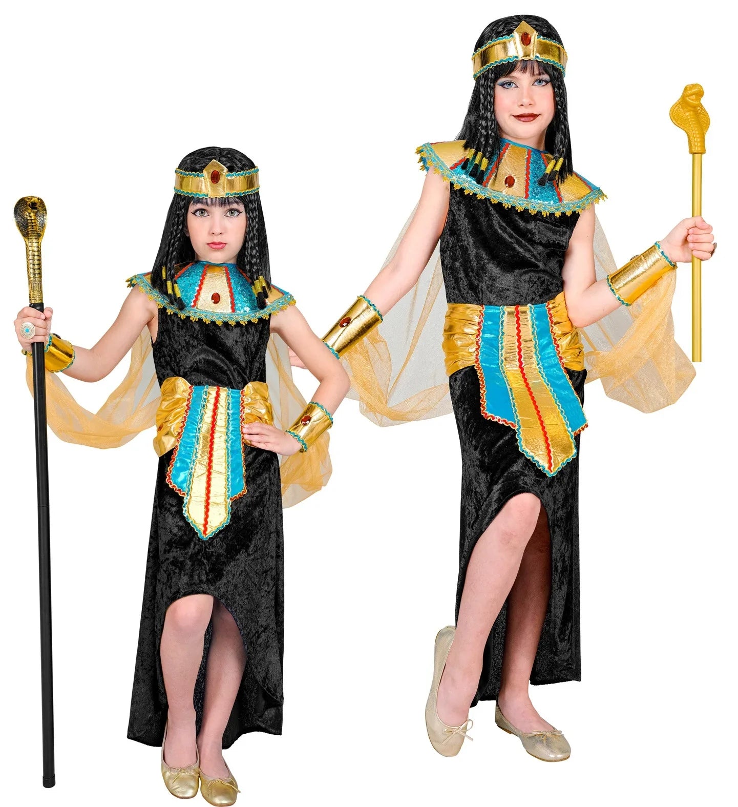 Disfraz de Faraona Egipcia Nefertiti para Niña Egipcios Infantiles Widmann