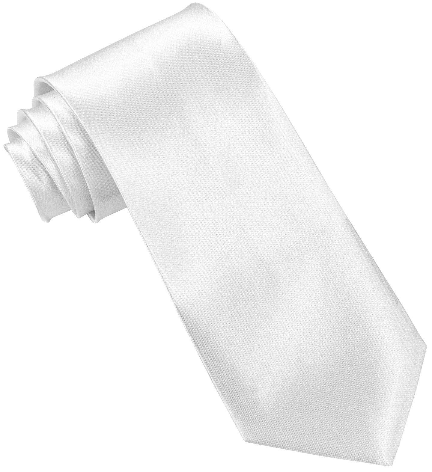 Corbata de Raso Blanca Corbatas, Pajaritas y Tirantes Widmann