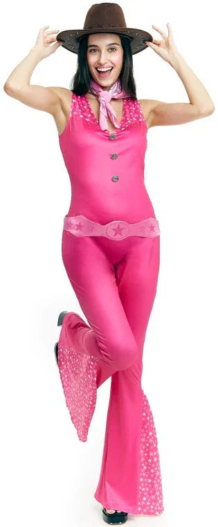 Disfraz de Barbie Vaquera Fucsia para Mujer Barbie Partilandia
