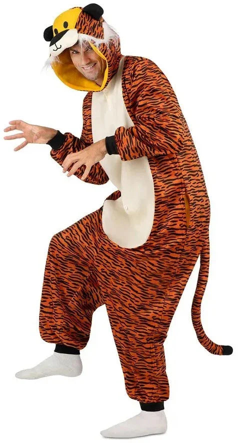 Disfraz de Tigre Pijama para Adulto Tigre Viving
