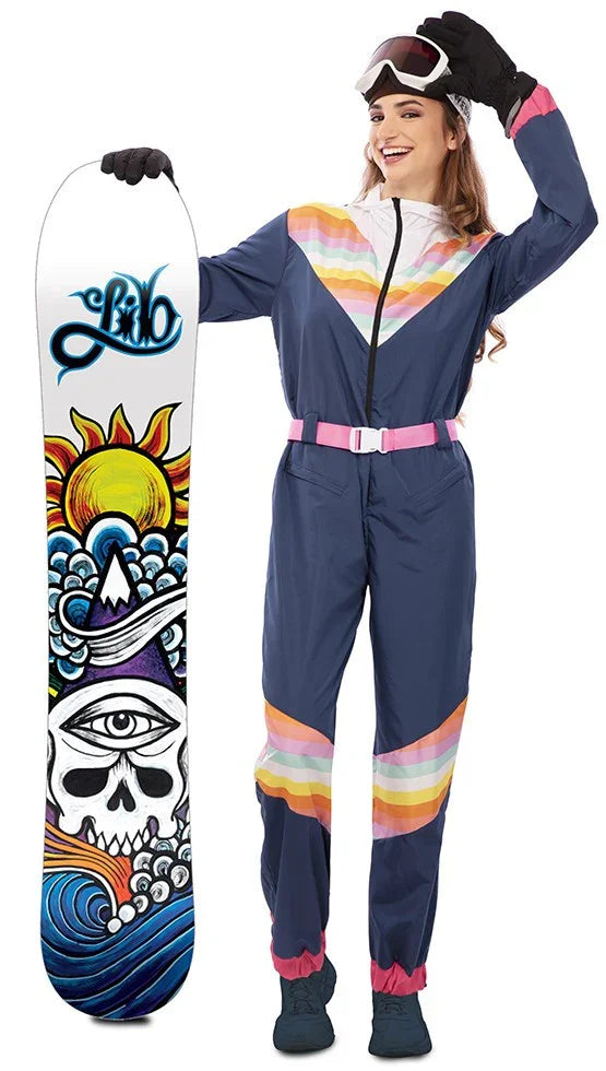 Disfraz de Esquiadora Snowboarder para Mujer Deportes y Animadoras EuroCarnavales