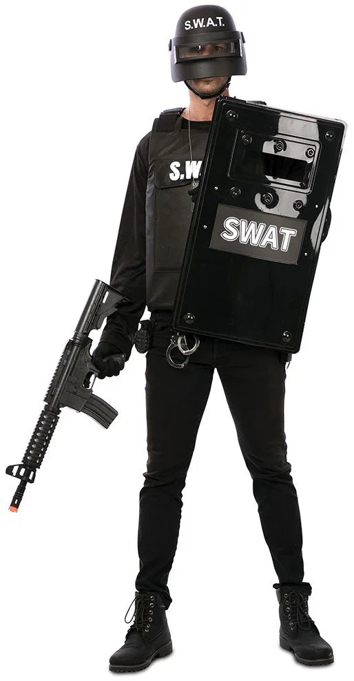 Escudo de Policía Antidisturbios SWAT Policía EuroCarnavales