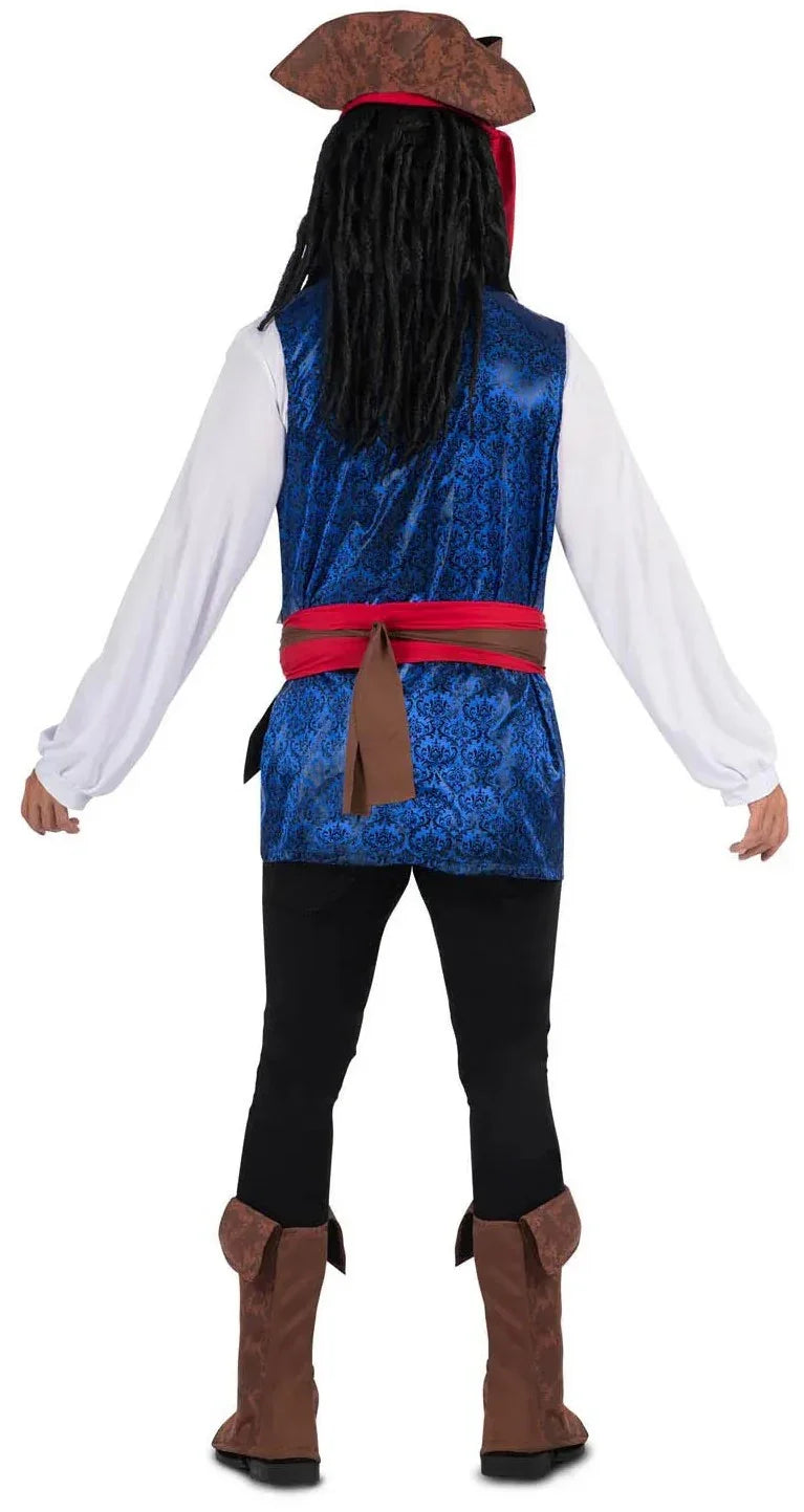 Disfraz de Pirata Jack Sparrow Premium para Hombre Piratas Viving