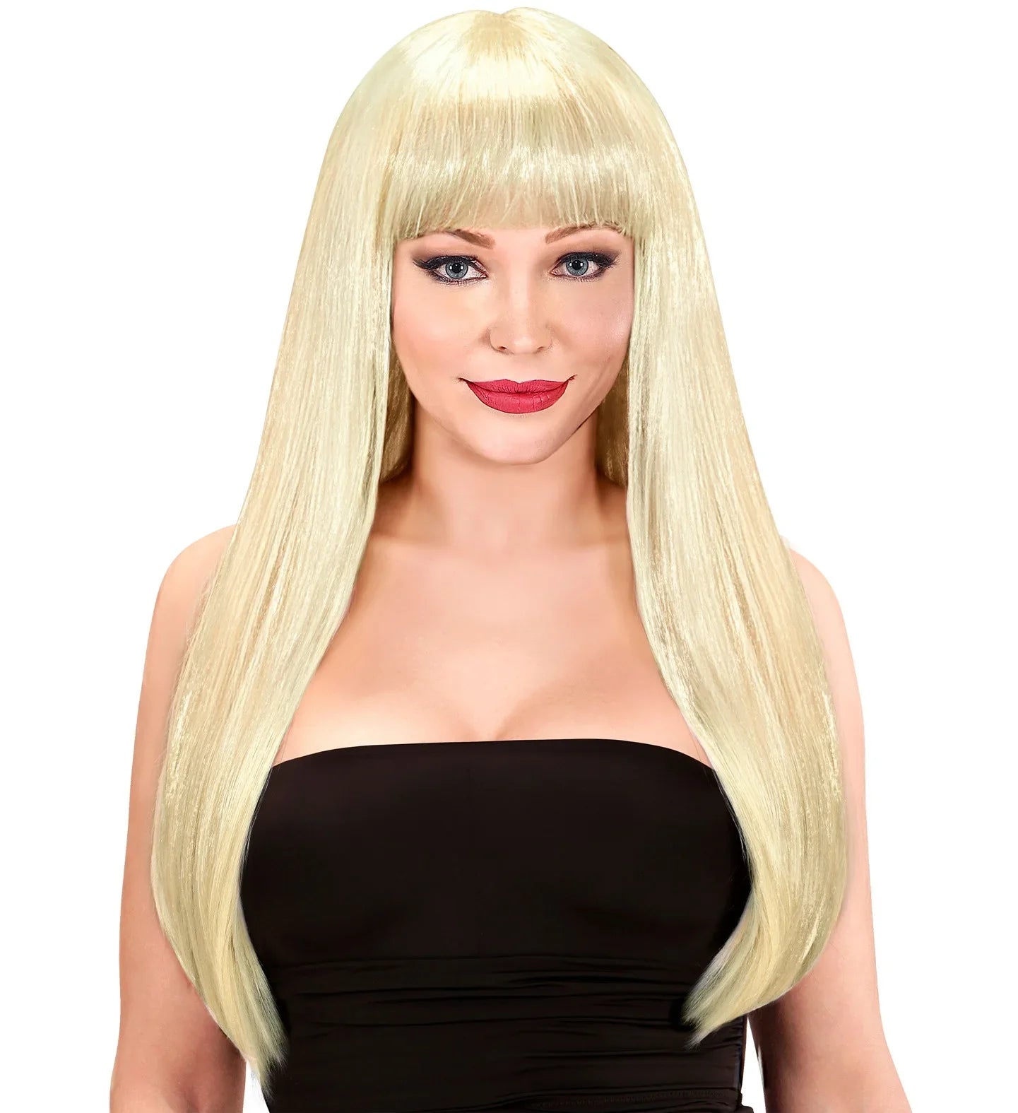 Peluca Rubia con Flequillo - Fashion - COMPLEMENTOS Widmann