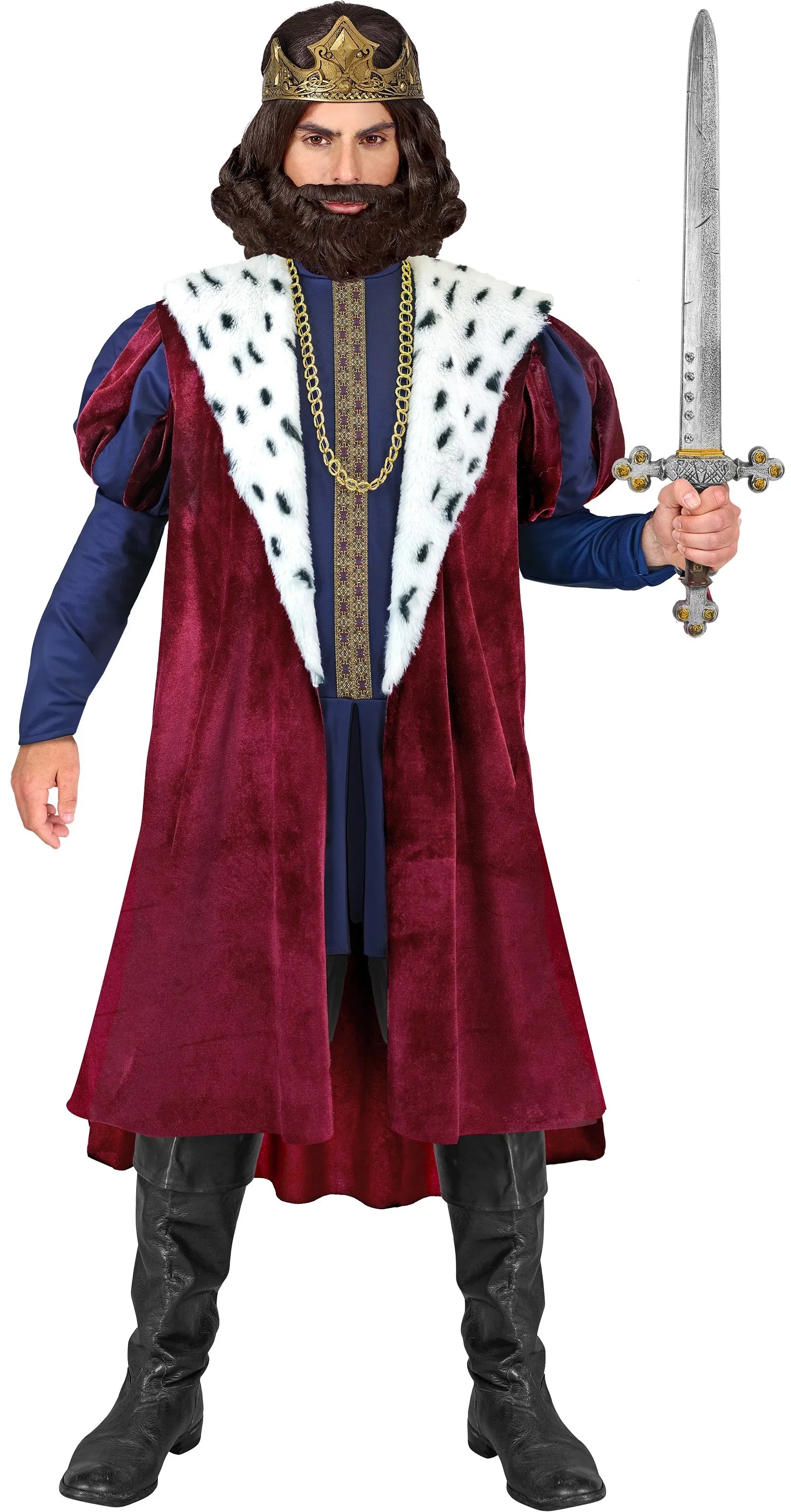 Disfraz de Emperador Medieval para Hombre Reyes y Reinas Medievales Widmann