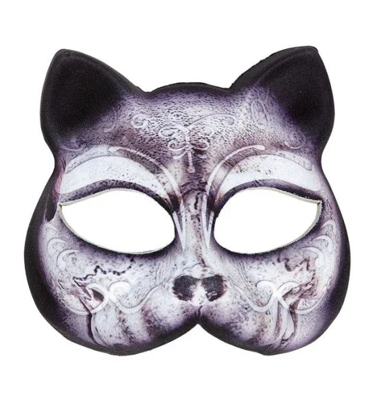 Mascara de Gato de tela COMPLEMENTOS Widmann