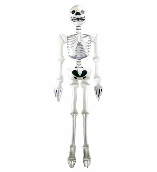 Esqueleto Hinchable 183 cm con Corbata y Sujetador Halloween Widmann